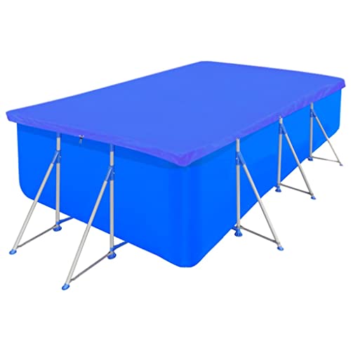 FIRBNUS Poolabdeckungen 2 Stück PE rechteckig 90 g/m², Abdeckung für Solarpanel, unter dem Boden, Thermo-Plane, Poolabdeckung, 400 x 207 cm, Abdeckplane für Unterpool von FIRBNUS