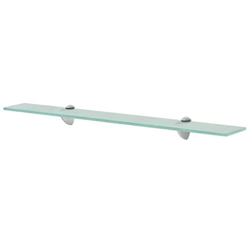 FIRBNUS Regalbrett 70x20x0,8 cm Bad Regal Regal Glas Ablagen Schwebend für Wohnzimmer Badezimmer Wandregal Glas Transparent Gehärtetes Sicherheitsglas Glasplatte Tisch von FIRBNUS