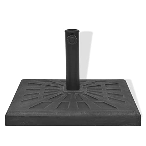 FIRBNUS Schirmständer 42,5 x 42,5 x 32 cm schwarz 12 kg Ständer für Sonnenschirm Strand Ständer Ständer Sonnenschirm Kegel für Sonnenschirm von FIRBNUS