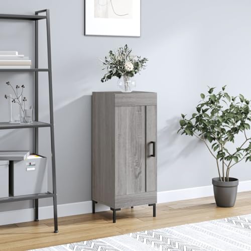 FIRBNUS Schrank für Eingang, Wohnzimmer, Esszimmer, 34,5 x 34 x 90 cm, Sideboard, Sonoma-Grau FIRBNUS Schrank für Eingang, Wohnzimmer, Esszimmer, 34,5 x 34 x 90 cm, Sideboard, Sonoma-Grau von FIRBNUS