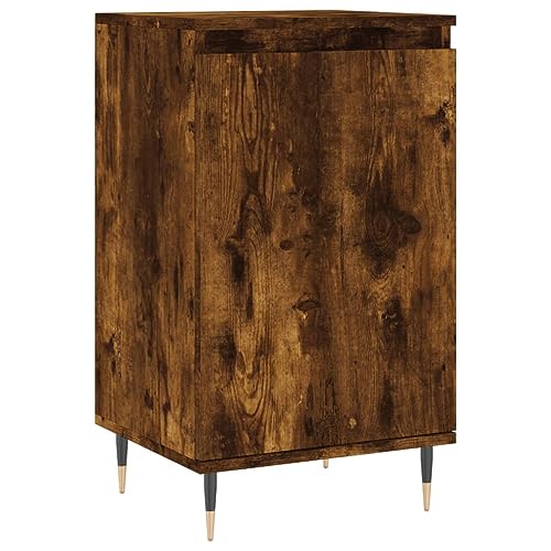 FIRBNUS Sideboard Beistellschrank Aufbewahrungsmöbel für Wohnzimmer Küche oder Büro Minimalistischen Design Räuchereiche 40x35x70 cm von FIRBNUS