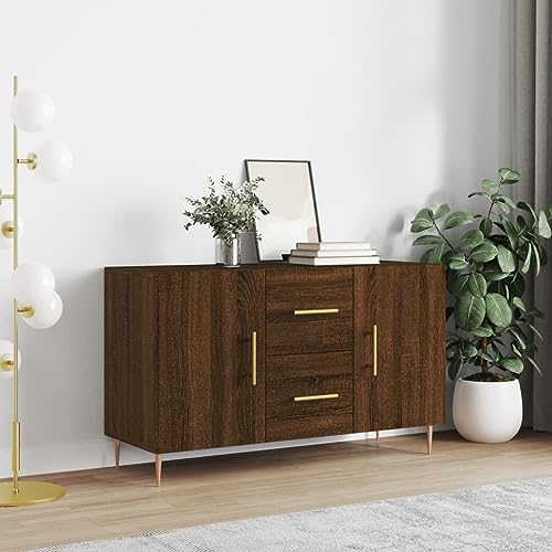 FIRBNUS Sideboard Beistellschrank Aufbewahrungsmöbel für Wohnzimmer Schlafzimmer oder Büro Minimalistischen Design Braun Eichen-Optik 100x36x60 cm FIRBNUS Sideboard Beistellschrank Aufbewahrungsmöbel für Wohnzimmer Schlafzimmer oder Büro Minimalistischen Design Braun Eichen-Optik 100x36x60 cm von FIRBNUS
