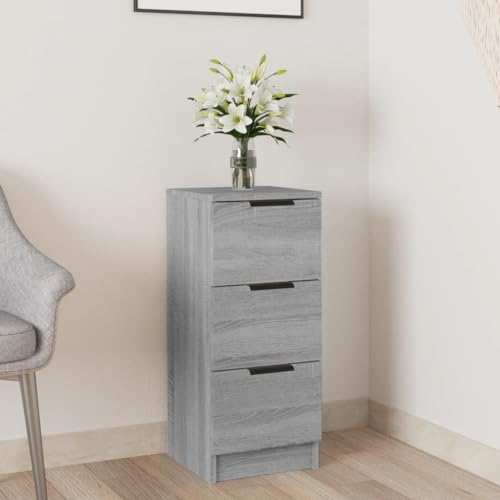 FIRBNUS Sideboard Grau Sonoma 30 x 30 x 70 cm aus mehrschichtigem Holz, Mehrzweckschrank, platzsparend, Küchenmöbel, Wohnzimmer-Möbel, Eingangsbereich, platzsparende Kommode, einfaches Design FIRBNUS Sideboard Grau Sonoma 30 x 30 x 70 cm aus mehrschichtigem Holz, Mehrzweckschrank, platzsparend, Küchenmöbel, Wohnzimmer-Möbel, Eingangsbereich, platzsparende Kommode, einfaches Design von FIRBNUS