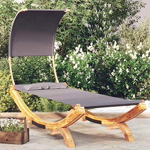 FIRBNUS Sonnenliege 100 x 200 x 126 cm aus gebogenem Holz Anthrazit Liegestuhl für den Außenbereich Sonnenliege Holz Gartenliege Sonnenliege mit Dach Gartenliege für den Außenbereich FIRBNUS Sonnenliege 100 x 200 x 126 cm aus gebogenem Holz Anthrazit Liegestuhl für den Außenbereich Sonnenliege Holz Gartenliege Sonnenliege mit Dach Gartenliege für den Außenbereich von FIRBNUS