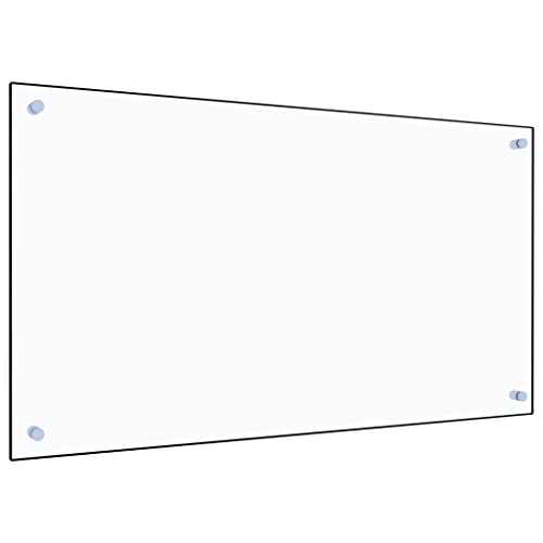 FIRBNUS Spritzschutz für Küche 90 x 50 cm aus gehärtetem Glas Spritzschutz Küche Glas Rückwand Küchenwand Küchenplatten Glasplatte Spritzschutz Küche transparent von FIRBNUS