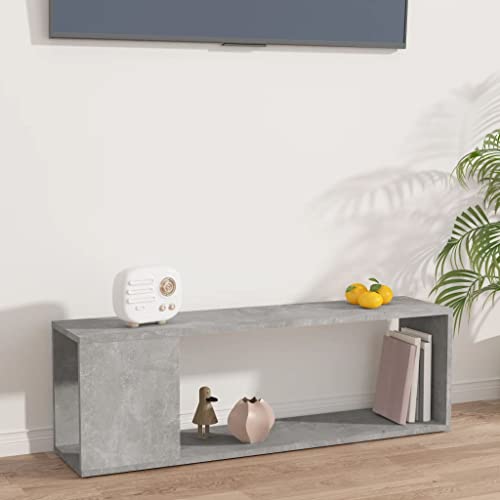 FIRBNUS TV-Möbel, Grau, 100 x 24 x 32 cm, TV-Schrank, moderner TV-Schrank, Loungemöbel, Wohnzimmer, TV-Schrank, TV-Möbel, Wohnzimmer, aus Spanplatte FIRBNUS TV-Möbel, Grau, 100 x 24 x 32 cm, TV-Schrank, moderner TV-Schrank, Loungemöbel, Wohnzimmer, TV-Schrank, TV-Möbel, Wohnzimmer, aus Spanplatte von FIRBNUS