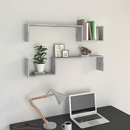 FIRBNUS Wandregal Design 100 x 15 x 20 cm Regal Kinderzimmer Würfel Wandregal Bücherregal Eckregale für Wand Bücherregal vertikal grau Beton FIRBNUS Wandregal Design 100 x 15 x 20 cm Regal Kinderzimmer Würfel Wandregal Bücherregal Eckregale für Wand Bücherregal vertikal grau Beton von FIRBNUS