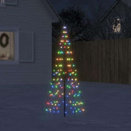 FIRBNUS Weihnachtsdekoration Beleuchtung Weihnachtsbaum auf Fahne, 200 LEDs, bunt, 180 cm, Beleuchtung für Weihnachtsbaum, Außenbeleuchtung, schaffen eine festliche Atmosphäre FIRBNUS Weihnachtsdekoration Beleuchtung Weihnachtsbaum auf Fahne, 200 LEDs, bunt, 180 cm, Beleuchtung für Weihnachtsbaum, Außenbeleuchtung, schaffen eine festliche Atmosphäre von FIRBNUS
