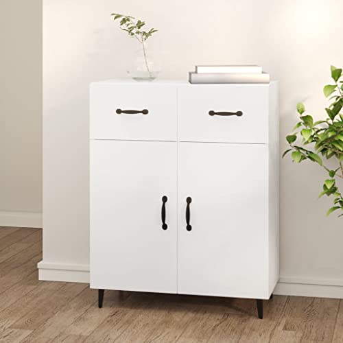 FIRBNUS Weißes Sideboard 69,5 x 34 x 90 cm aus mehrschichtigem Holz, Mehrzweckschrank, platzsparend, Küchenmöbel, Wohnzimmerschrank, Kommode, Eingangsbereich, platzsparend FIRBNUS Weißes Sideboard 69,5 x 34 x 90 cm aus mehrschichtigem Holz, Mehrzweckschrank, platzsparend, Küchenmöbel, Wohnzimmerschrank, Kommode, Eingangsbereich, platzsparend von FIRBNUS