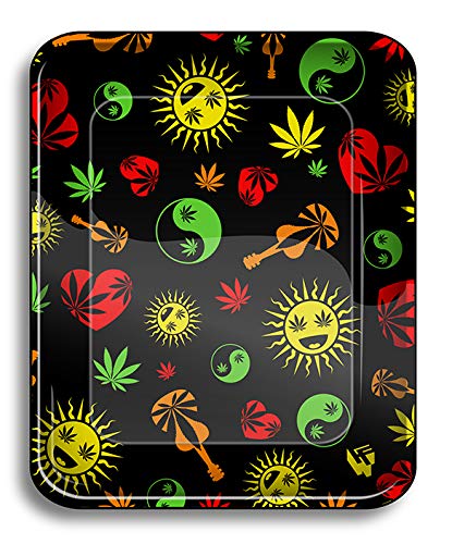 FIRE-FLOW™ Rolling Tray Big - Weed Shapes von FIRE-FLOW