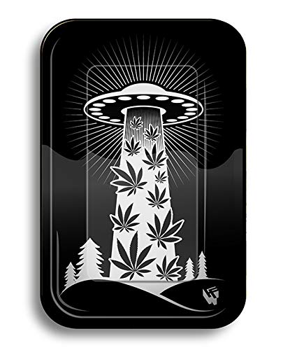 FIRE-FLOW™ Rolling Tray Small - 420 Aliens #2 von FIRE-FLOW