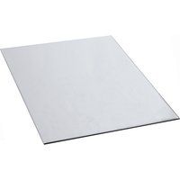 FIREFIX® Bodenplatte, Glas, rechteckig, BxL: 120 x 100 cm, Stärke: 8 mm - transparent von FIREFIX®