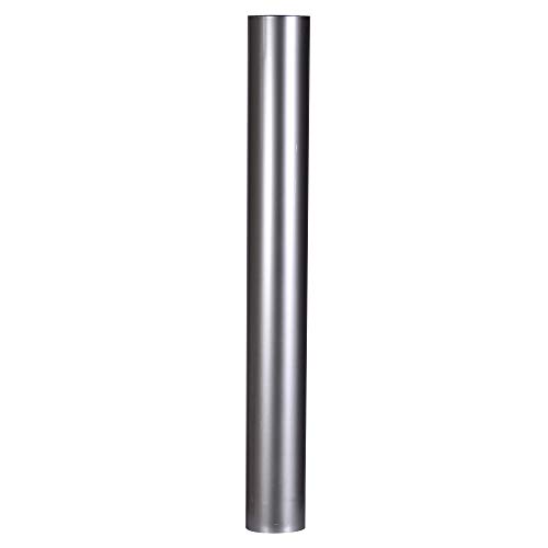 FIREFIX,R130/B,A120/1 AA8FAL 1mm, ø 120mm-Ofenrohre aus Stahlblech, 0,6 mmstark, konisch einsteckbar, Längen lasergeschweißt, Silber von FIREFIX