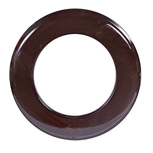 FIREFIX 1767 Emaillierte Rosette braun, 3,5 cm breit, ø 100 mm - für 0,6 mm Starke Ofenrohre von FIREFIX