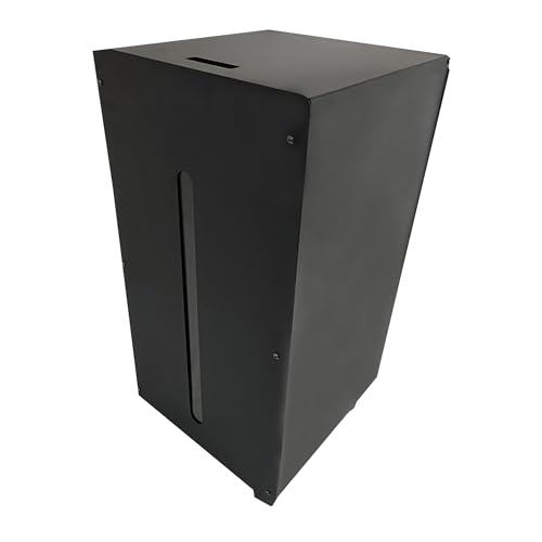 FIREFIX 832 Pelletbox mit Rollen und Tankdeckel, schwarz beschichtet von FIREFIX