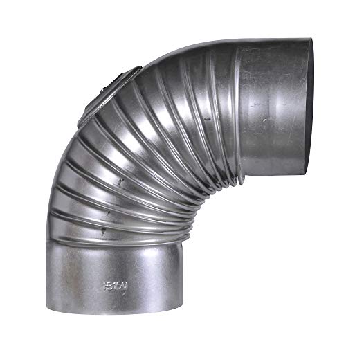 FIREFIX A150/BT FAL Bogen 90°, starr, mit Reinigungstür, ø 150 mm - Ofenrohre aus Stahlblech, 0,6 mm stark, konisch einsteckbar, Längen lasergeschweißt FIREFIX A150/BT FAL Bogen 90°, starr, mit Reinigungstür, ø 150 mm - Ofenrohre aus Stahlblech, 0,6 mm stark, konisch einsteckbar, Längen lasergeschweißt von FIREFIX