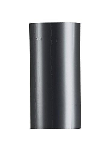 FIREFIX O120/2 Blauglanzblech Ofenrohr, Länge 250 mm, ø 120 mm - Ofenrohre aus Stahlblech, 0,6 mm stark, gebläut, innenliegend gemufft, Längen lasergeschweißt von FIREFIX