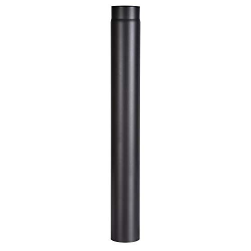 FIREFIX R120/1 Ofenrohr, Schwarz, ⌀ 120 mm, Länge: 1000 mm von FIREFIX