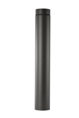 FIREFIX R130/1 Ofenrohr aus 2 mm starken Stahl (Rauchrohr) in 130 mm Durchmesser, für Kaminöfen und Feuerstellen, Senotherm, schwarz, 1000 mm lang von FIREFIX