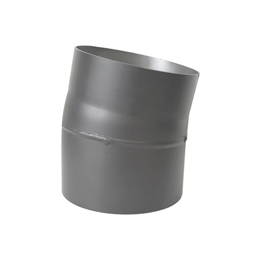 FIREFIX RD150/B11 Rauchrohrbogen 150 mm ø, 11°, dunkelgrau FIREFIX RD150/B11 Rauchrohrbogen 150 mm ø, 11°, dunkelgrau von FIREFIX