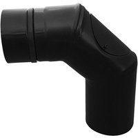 FireFix Pelletofenrohrbogen mit Reinigungstür schwarz Ofenrohre FireFix Pelletofenrohrbogen mit Reinigungstür schwarz Ofenrohre von FIREFIX