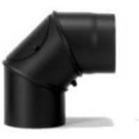 Firefix - Ofenrohrbogen 90°, ø 150 mm, schwarz verstellbar mit Tür Firefix - Ofenrohrbogen 90°, ø 150 mm, schwarz verstellbar mit Tür von FIREFIX