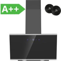 Firegas - Dunstabzugshaube 60 cm - Umluft- und Abluftbetrieb - 400 m³/h - 3 Geschwindigkeitsstufen - CC130 Aktivkohlefilter - Schwarz - Touchscreen Firegas - Dunstabzugshaube 60 cm - Umluft- und Abluftbetrieb - 400 m³/h - 3 Geschwindigkeitsstufen - CC130 Aktivkohlefilter - Schwarz - Touchscreen von FIREGAS
