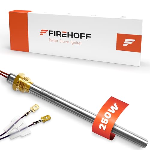 Zündkerze für Pelletofen - 250 W, 140/150 mm, Durchmesser 9,9 mm, 3/8 Gewinde mit Schnellanschluss Zündkerze für Pelletofen - 250 W, 140/150 mm, Durchmesser 9,9 mm, 3/8 Gewinde mit Schnellanschluss von FIREHOFF