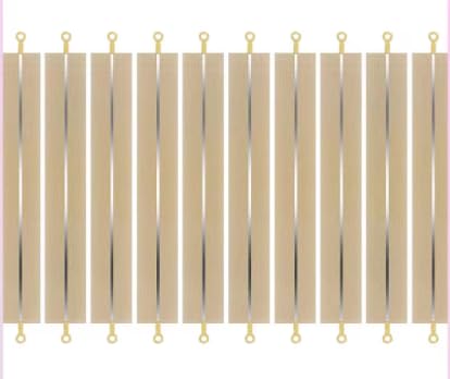 Impulse Heißsiegeler-Ersatzteil-Set, 400 mm Heizelement mit Teflon-Streifen für die meisten Handversiegeler, Versiegelungsmaschinen, Vakuumbeutel, Polybeutel (400 x 5 mm), 10 Stück von FIRETIDE