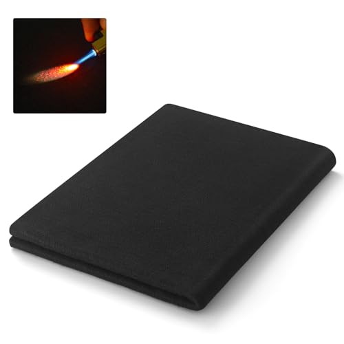 Feuerfeste Unterlage 90x120 cm - Hitzeschutzmatte Hitzebeständig - Lötmatte als Feuerlöschdecke für Sicheren Brandschutz - Brandschutzmatte - Feuerschutzmatte für Spritzern und Schlacken, Langlebig Feuerfeste Unterlage 90x120 cm - Hitzeschutzmatte Hitzebeständig - Lötmatte als Feuerlöschdecke für Sicheren Brandschutz - Brandschutzmatte - Feuerschutzmatte für Spritzern und Schlacken, Langlebig von FIREWESS