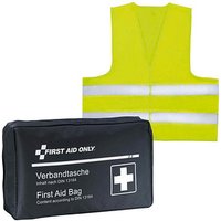 FIRST AID ONLY® Erste-Hilfe-Tasche mit Warnweste DIN 13167 schwarz von FIRST AID ONLY®