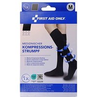 FIRST AID ONLY® Kompressionsstrümpfe, geschlossene Spitze schwarz Größe M 1 St. von FIRST AID ONLY®
