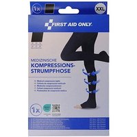 FIRST AID ONLY® Kompressionsstrumpfhose, offene Spitze schwarz Größe XXL 1 St. von FIRST AID ONLY®