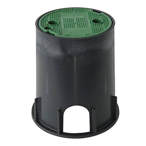 First Plast PZCRP17V Gartenbrunnen mit Deckel, begehbar, Schwarz/Grün, Durchmesser 170 mm von First Plast