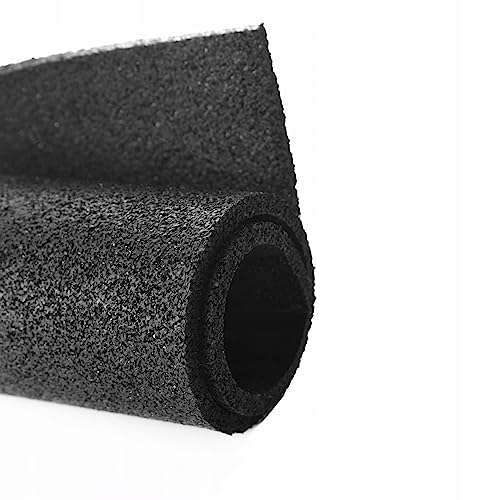 FIRST POLSKA Antivibrationsmatte 40 x 60 x 0,8 cm Gummi Antirutsch Schallschutzmatte zuschneidbar geeignet als Waschmaschinen und Wäschetrocknerunterlage von FIRST POLSKA