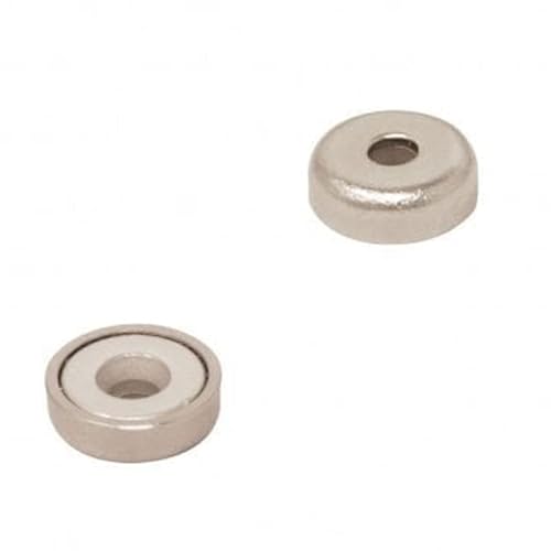 N42 Neodym - Topf - Magnet Für Kunst, Handwerk, Modellherstellung - 12mm Durchmesser x 4,5mm Dicker x 3mm Counterunk von Magnet Expert