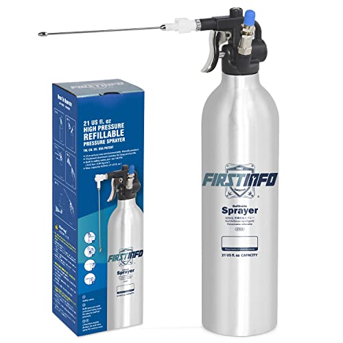 FIRSTINFO A1638 | 620ml | Aluminiumflasche | Pneumatische nachfüllbare Sprühvorrichtung | Wiederaufladbarer Aerosol von FIRSTINFO TOOLS FIT YOUR NEEDS