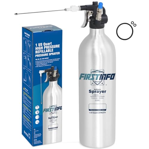 FIRSTINFO A1638L | 1000ml | Aluminiumausführung | Wiederbefüllbare Druckluft Spraydose | wiederbefüllbar | Druckluft-Sprühflasche FIRSTINFO A1638L | 1000ml | Aluminiumausführung | Wiederbefüllbare Druckluft Spraydose | wiederbefüllbar | Druckluft-Sprühflasche von FIRSTINFO TOOLS FIT YOUR NEEDS