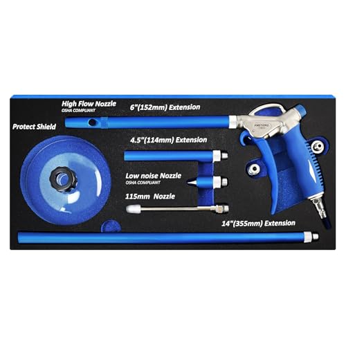 FIRSTINFO A18562KEU | Windstorm EX High Flow Einstellbare Air Duster Blaspistole Kit von FIRSTINFO TOOLS FIT YOUR NEEDS