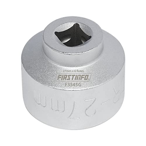 FIRSTINFO F3545G | 3/8" | 27mm | Ölfilterschlüssel | 6 Flûte | für BMW, GMC, Ford, and Jeep von FIRSTINFO TOOLS FIT YOUR NEEDS