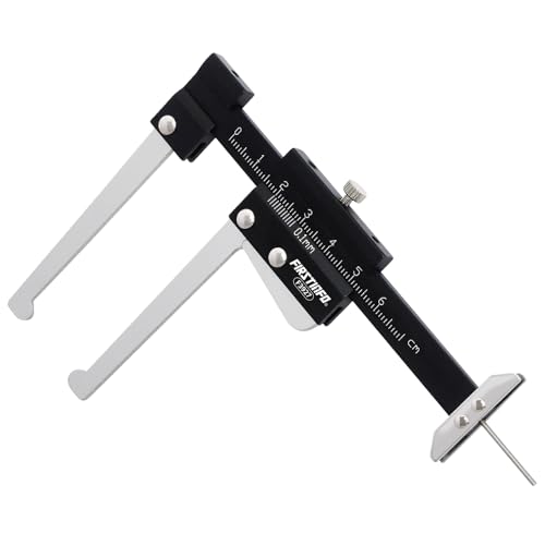 FIRSTINFO F3927 | 2-in-1 | Bremsscheiben- Messschieber | Tire tread gauge | Messschieber für Bremsscheiben | 0-60mm von FIRSTINFO TOOLS FIT YOUR NEEDS