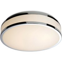 Firstlight Products - Firstlight Atlantis - led Round Flush Badezimmer Deckenleuchte Weiß Diffusor, Chromleiste IP44 von FIRSTLIGHT PRODUCTS