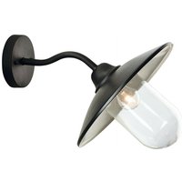 Firstlight Products - Firstlight Star - 1 Licht Outdoor Fisherman Dome Wandleuchte Schwarz IP44, E27 von FIRSTLIGHT PRODUCTS