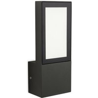 Firstlight Products - Firstlight Gamay - Integrierte LED-Außenwandleuchte Graphit IP65 von FIRSTLIGHT PRODUCTS