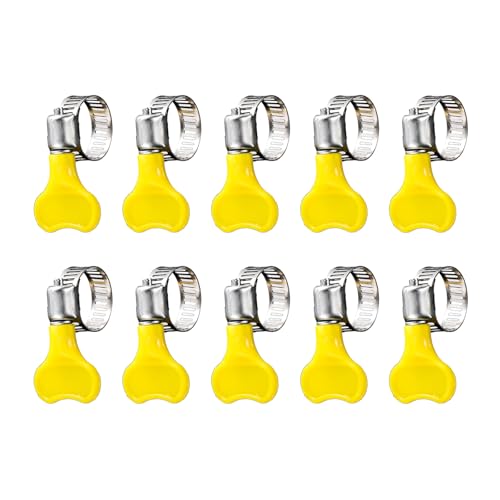 10 Pack Einstellbare Handrohrklemmen Werkzeug Mit 13-19 Mm Für Sanitärcamping Und Marine Verwenden Sie Sichere Schlauchklemmen. von FIRSTXIU