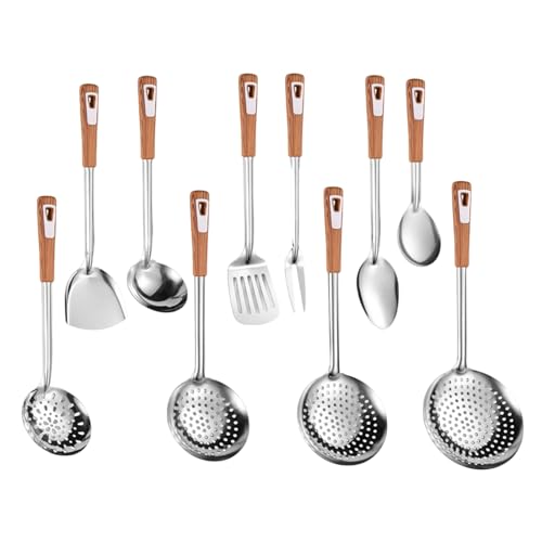 10 Stück 201 Edelstahl Kochgeschirr Zubehör Wichtiges Küchenwerkzeug Küchenutensilien Kochbesteck zum Kochen 10 Stück 201 Edelstahl Kochgeschirr Zubehör Wichtiges Küchenwerkzeug Küchenutensilien Kochbesteck zum Kochen von FIRSTXIU