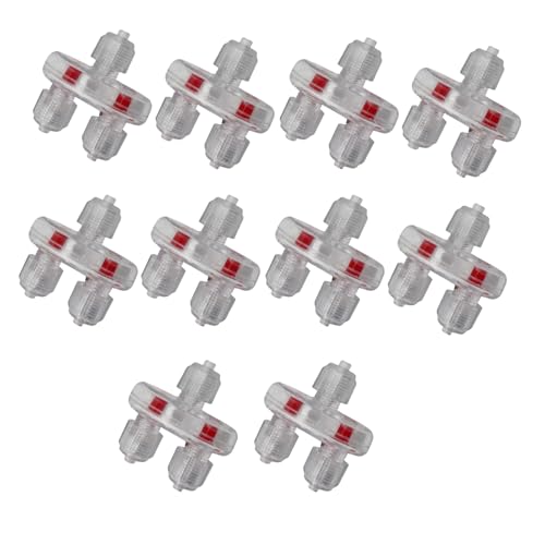 10pcs Aquariumluftpumpen Prüfen Ventile Unidirektionale Nicht Return Ventile 3/16 Zoll Schlauch Anti Backflow Fischtank Zubehör Unidirektionaler Nicht Return Für Luftpumpen von FIRSTXIU