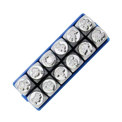 12 Pack Schmuck Detaillierung Meißel Set Metall Tool Processing Werkzeug Schmuckmeißel Muster Carving Für Ringe Metallstempelwerkzeuge von FIRSTXIU