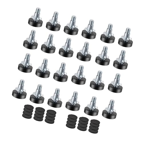12pcs 1/4inch Einstellbare Levelfüße Einfache Installation Möbelanpassung Füße Upgrades Für Tische Schränke Sofas Bodenschutz Für Ungleiche Oberflächen von FIRSTXIU