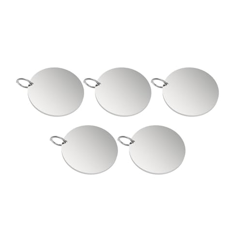 20 Mm/30 Mm Anpassbarer Edelstahl Runder Hangtags Elektropliertes Finish Ätzungen Für Ereignis Werbegeschenke Verblassen Resistente Edelstahl Etiketten von FIRSTXIU